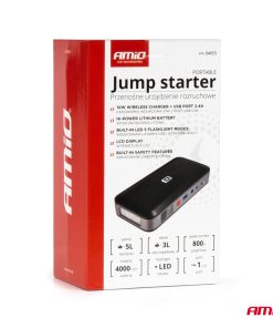 Arrancador de batería 12V 12Ah 800A AMIO-04055 17 Arrancador de batería 12V 12Ah 800A AMIO-04055