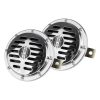 Bocina senal sonora cromada 125mm 12V AMIO-04074