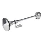 Bocina fanfarria senal sonora cromada 520mm 12V 24V HighTone AMIO-04077