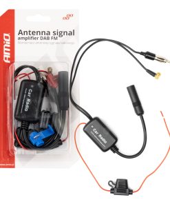 Amplificador de senal de antena 12V DAB FM AMIO-04134