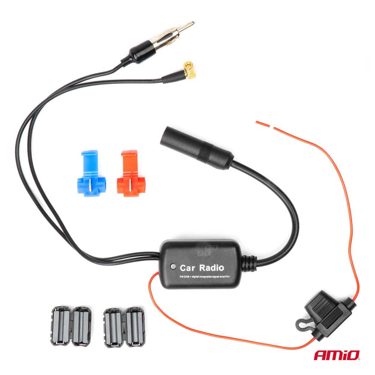 Amplificador de senal de antena 12V DAB FM AMIO-04134 2 Amplificador de senal de antena 12V DAB FM AMIO-04134