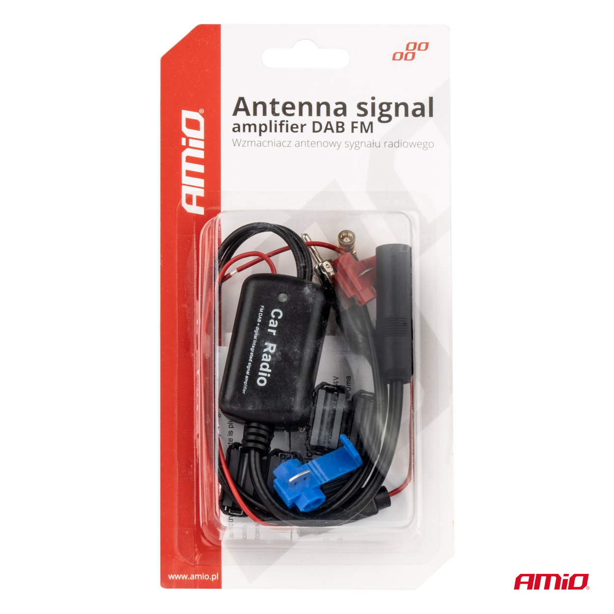 Amplificador de senal de antena 12V DAB FM AMIO-04134 5 Amplificador de senal de antena 12V DAB FM AMIO-04134