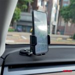 Soporte giratorio para teléfono con salida de aire en el tablero 360° 2 en 1 AMIO-04138