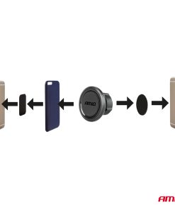 Soporte magnético ajustable para teléfono en el parabrisas AMiO-04145 12 Soporte magnético ajustable para teléfono en el parabrisas AMiO-04145
