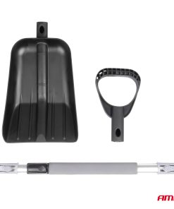 Pala quitanieves telescópica con hoja de aluminio 103cm-131cm