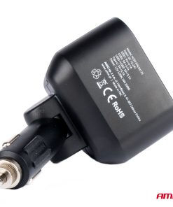 Toma de extensión doble 2xUSB 1xUSB C 12/24V máx 200W AMIO-04173