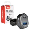 Cargador Rápido para Coche con Pantalla LED de Voltaje 3.0 PD30W AMIO-04178