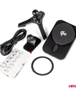 Cargador de USB coche inalámbrico magnético rápido Qi2 15W para salpicadero de ventilación AMIO-04180 25 Cargador de USB coche inalámbrico magnético rápido Qi2 15W para salpicadero de ventilación AMIO-04180