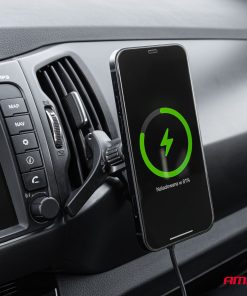 Cargador de USB coche inalámbrico magnético rápido Qi2 15W para salpicadero de ventilación AMIO-04180 30 Cargador de USB coche inalámbrico magnético rápido Qi2 15W para salpicadero de ventilación AMIO-04180