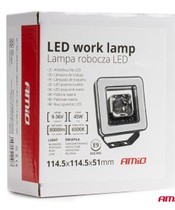 Lámpara de Trabajo AWL57 45W 6500K 8000lm 9-36V AMIO-04198