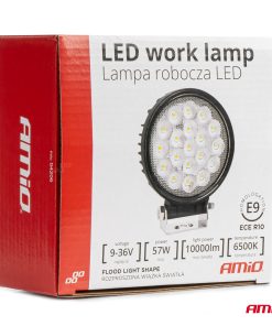 Lámpara de Trabajo AWL65 57W 6500K 10000lm 9-36V AMIO-04206