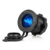 Enchufe impermeable para encendedor de cigarrillos de coche con retroiluminación LED ROJA 12/24V AMIO-04220