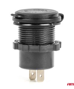Cargador de teléfono resistente al agua con interruptor retroiluminación LED ROJA USB + 2xUSB C QC3.0 12/24V AMIO-04227