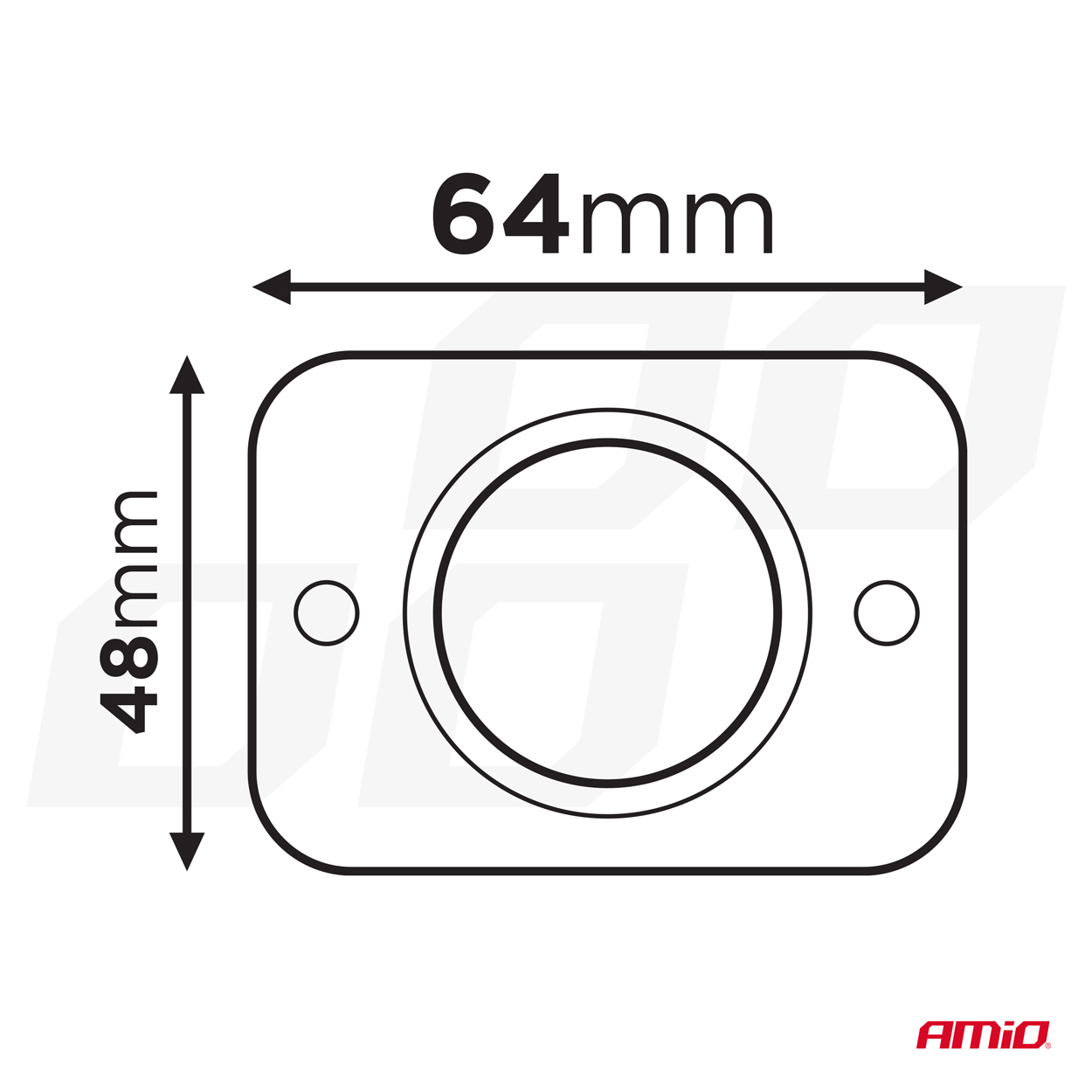 Cargador de teléfono impermeable de forma cuadrada con retroiluminación LED ROJA 2xUSB 12/24V AMIO-04230 4 Cargador de teléfono impermeable de forma cuadrada con retroiluminación LED ROJA 2xUSB 12/24V AMIO-04230