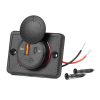 Cargador de teléfono impermeable de forma cuadrada con retroiluminación LED ROJA USB + USB C QC3.0 12/24V 10 Cargador de teléfono impermeable de forma cuadrada con retroiluminación LED ROJA USB + USB C QC3.0 12/24V