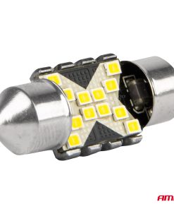 Bombillas LED CANBUS 12SMD Festoon C5W 2016 31mm White 12/24V AMIO-04235