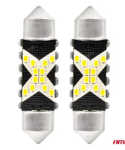 Bombillas LED CANBUS 12SMD Festoon C5W 2016 41mm White 12/24V AMIO-04238 6 Bombillas LED CANBUS 12SMD Festoon C5W 2016 41mm White 12/24V AMIO-04238