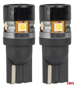 Bombillas LED CANBUS T10 W5W 5SMD 3030 Blanco 12V 24V AMIO-04239