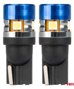 Bombillas LED CANBUS T10 W5W 5SMD 3030 Blanco 12V 24V AMIO-04240