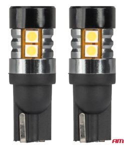 Bombilla LED CANBUS T10 W5W 9 SMD 3030 Blanca 12V 24V AMIO-04241