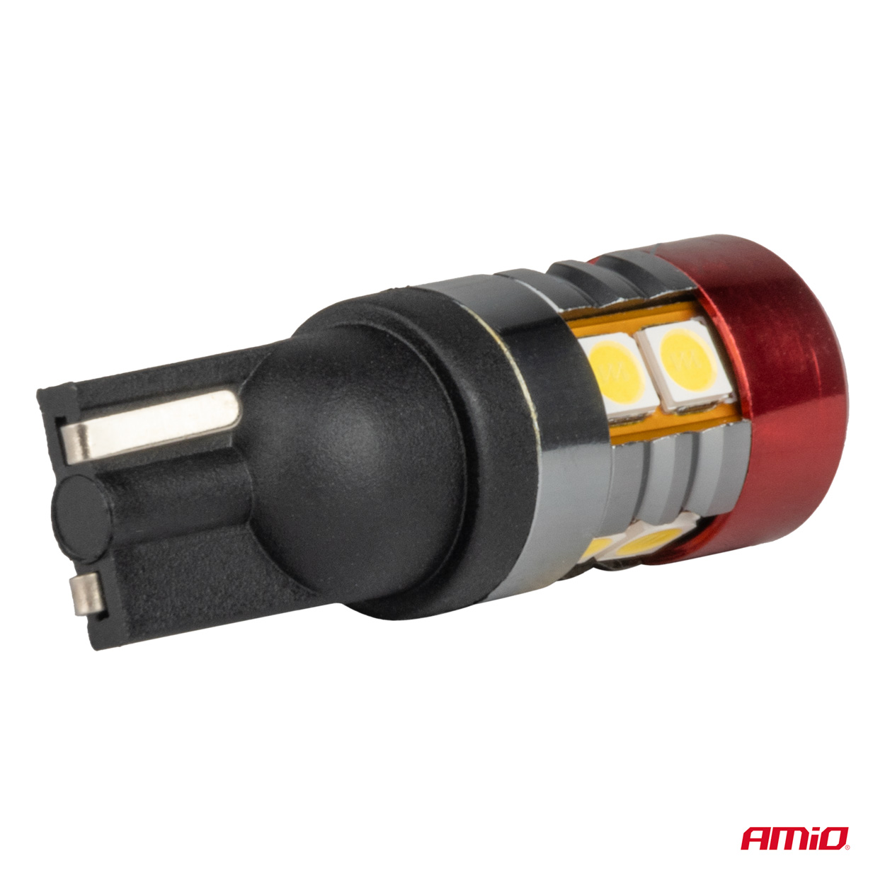 Bombillas LED CANBUS T10 W5W 9 SMD 3030 Blanca 12V 24V AMIO-04242 4 Bombillas LED CANBUS T10 W5W 9 SMD 3030 Blanca 12V 24V AMIO-04242