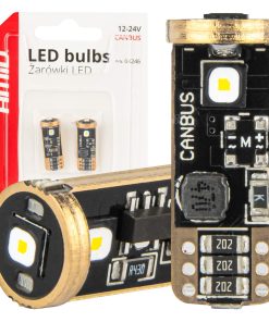 Bombillas LED CANBUS T10 W5W 3SMD 3838 White 12V/24V AMIO-04246