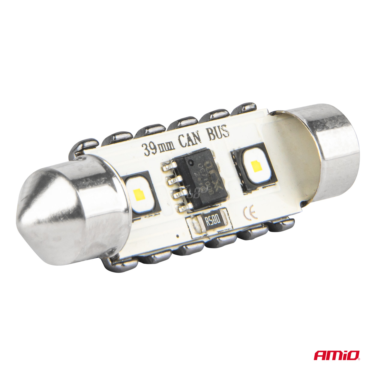 Bombillas LED CANBUS 12SMD Festoon C5W 3838 39mm White 12/24V AMIO-04249 4 Bombillas LED CANBUS 12SMD Festoon C5W 3838 39mm White 12/24V AMIO-04249