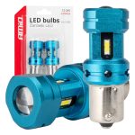 Bombillas LED CANBUS 1156 BA15S P21W R10W R5W 4SMD 1860 Blanco 12V 24V AMIO-04252