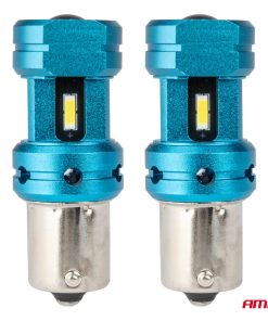 Bombillas LED CANBUS 1156 BA15S P21W R10W R5W 4SMD 1860 Blanco 12V 24V AMIO-04252