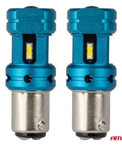 Bombillas LED CANBUS 1157 BAY15D P21/5W 4SMD 1860 Blanco 12V 24V AMIO-04253