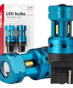Bombillas LED CANBUS T20 7440 W21W 4SMD 1860 Blanco 12V 24V AMIO-04254