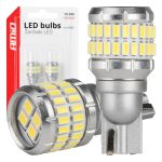 Bombillas LED CANBUS T15 W16W 48SMD 4SMD 3014 3030 Blanco 12V 24V AMIO-04261