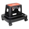 Asiento de trabajo rodante con almacenamiento de herramientas 150 kg AMIO-04269