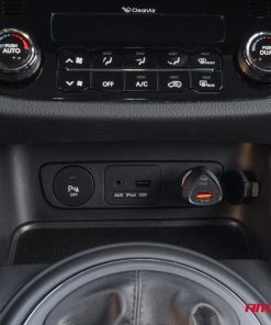 Cargador de coche QC+PD 38W USB-A + USB-C AMIO-04283
