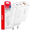 Cargador de pared Quick Charge 65W USB-A + 2xUSB-C AMIO-04289