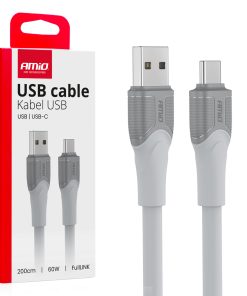 Cable USB-A A TYPE-C 60W 200cm FullLINK modelo X111 AMIO-04290