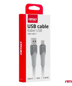 Cable USB-A A TYPE-C 60W 200cm FullLINK modelo X111 AMIO-04290