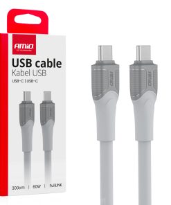 Cable USB-C A TYPE-C 60W 300cm FullLINK modelo X111 AMIO-04293