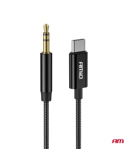 Cable USB-C A TIPO AUX Mini Jack 3.5mm 1m AMIO-04294