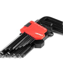 Llaves allen (imbus) CRV negras 13pzs AMIO-04304