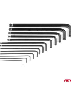 Llaves allen (imbus) CRV negras 13pzs AMIO-04304