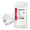 Cintas de sujeción blancas 2,5×100mm 100 unid. AMIO-04305 13 Cintas de sujeción blancas 2,5×100mm 100 unid. AMIO-04305
