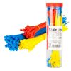 Juego de 150 bridas de plástico multicolor. AMIO-04316 19 Juego de 150 bridas de plástico multicolor. AMIO-04316