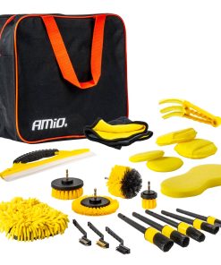 Set de limpieza y detallado del automóvil AMIO-04329