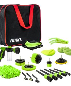 Set de limpieza y detallado del automóvil AMIO-04330