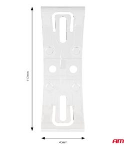 Porta matrícula AMIO-04339