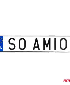 Porta matrícula AMIO-04339