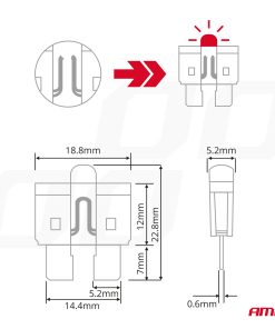 Fúsibles standard LED AMIO-04341