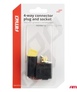 Conector con terminales macho/hembra 4 PIN 2.2mm AMIO-04348 9 Conector con terminales macho/hembra 4 PIN 2.2mm AMIO-04348