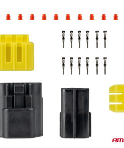Conector con terminales macho/hembra 6 PIN, 2,2 mm AMIO-04349